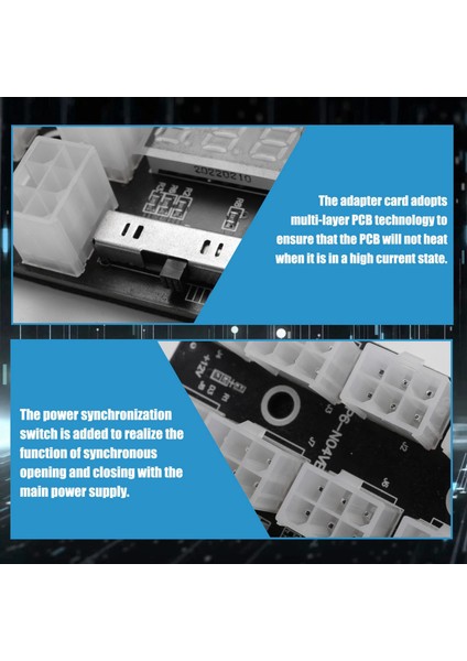 Breakout Board 17 Port 6pin LED Ekran Güç Modülü Sunucu Adaptörü (Yurt Dışından) modelleri