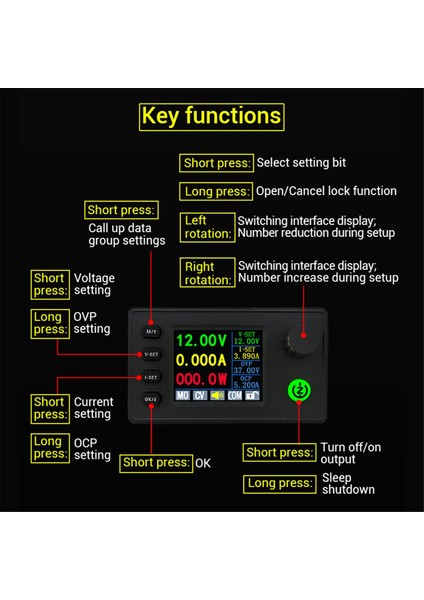 SK150C Cnc Dc Regüle Güç Kaynağı Step-Up ve Step-Down Modülü (Yurt Dışından)