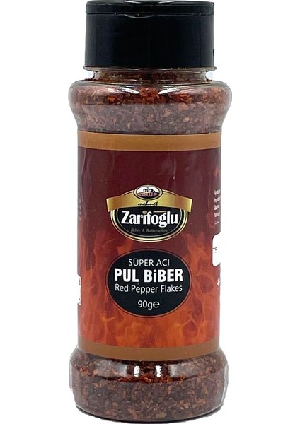 Süper Acı Pul Biber Pet 90 gr Küçük Boy