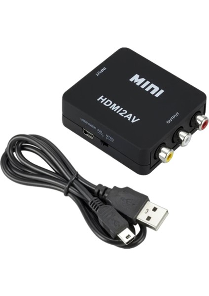 1080P HDMI Uyumlu Av Video Kompozit Dönüştürücü Siyah (Yurt Dışından) modelleri