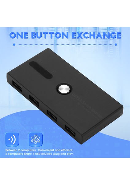 USB 3.0 Anahtarı 2 Giriş 4 Çıkış Kvm Yerleştirme Istasyonu Yazıcı Paylaşım Monitör (Yurt Dışından) indirimleri