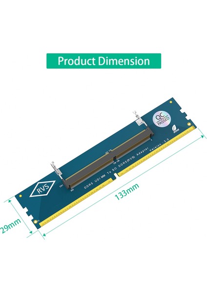 Dizüstü Ddr5 Ram'den So Ddr5 U-Dımm Masaüstü Adaptör Kartına, (Yurt Dışından) fırsatları