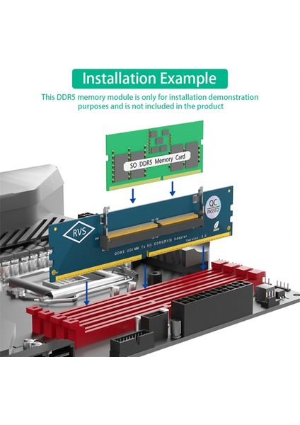 Dizüstü Ddr5 Ram'den So Ddr5 U-Dımm Masaüstü Adaptör Kartına, (Yurt Dışından) indirimleri