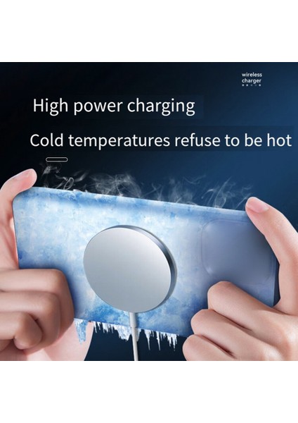 iPhone Type-C Hızlı Kablosuz Şarj Cihazı Için 15W Manyetik Kablosuz Şarj Cihazı (Yurt Dışından) indirimleri