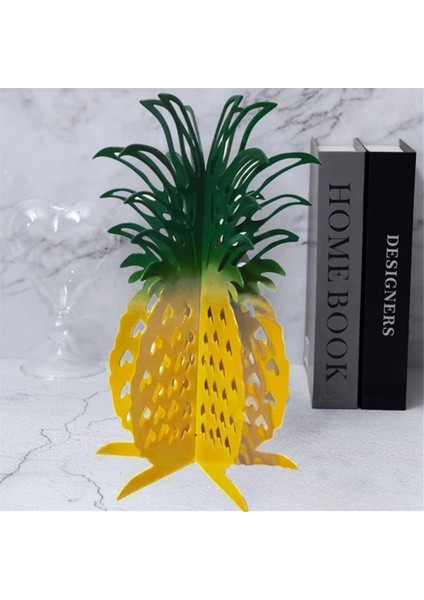 Creatives Metal Ananas Süsleri Ev Dekoru Sarı (Yurt Dışından) fiyatları