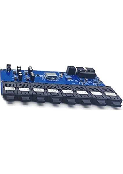 Gigabit Ethernet Fiber Anahtarı Medya Dönüştürücü 2 RJ45 Fiber Portu (B) (Yurt Dışından)