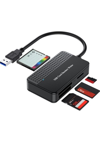 Okuyucu 4'ü 1 Arada, Tf Sd Ms Cf Kart Okuyucu, USB C ve USB 3.0 Arayüzü (Yurt Dışından) fiyatları