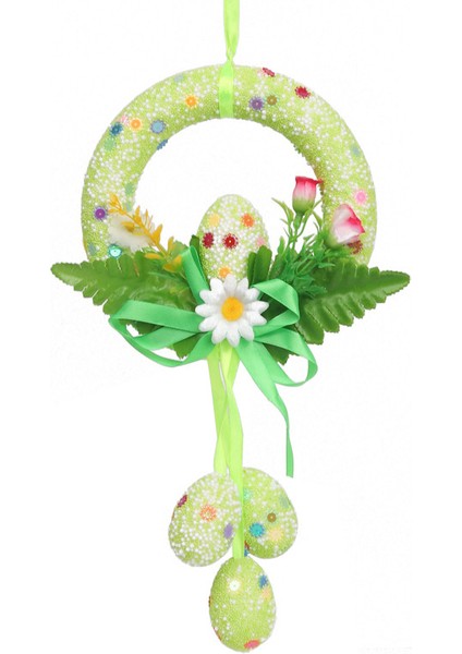 4 件复活节彩蛋装饰花环，适合家庭幼儿园装饰品 (Yurt Dışından)