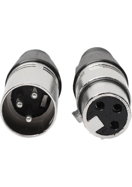 5 Çift 3 Pin Xlr Dişi Erkek Mikrofon Ses Kablosu Mikrofon Lehimi (Yurt Dışından) fırsatları