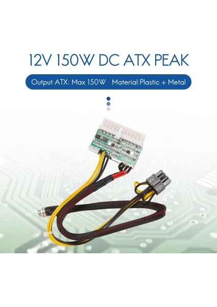 Dc 12V Giriş 24PIN Pico Atx 150W Anahtar Psu Itx Güç Kaynağı Modülü (Yurt Dışından)