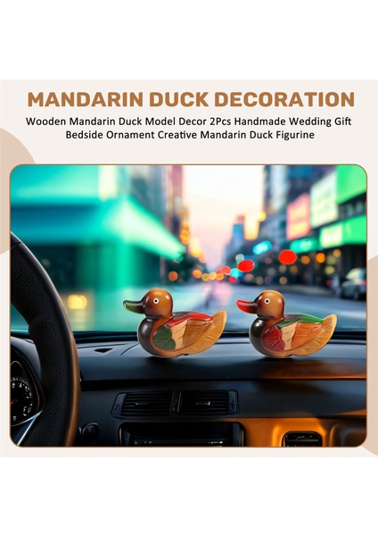 Adet Mandarin Ördek Dekorasyonu Ahşap Mandarin Ördek Modeli El Yapımı (Yurt Dışından) fırsatları