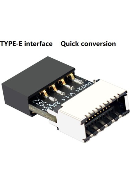 Anakart Usb2.0 9pin - Type-E Dişi Adaptör Usb2.0 Genişletme Kartı (Yurt Dışından) modelleri