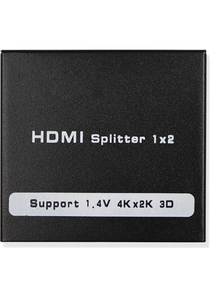 Full Hd HDMI Ayırıcı 1 Giriş 2 Çıkış Tekrarlayıcı 3D 1080P 4K Anahtar Kutusu 1x2 (Yurt Dışından)
