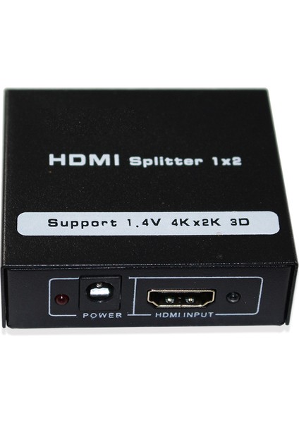 Full Hd HDMI Ayırıcı 1 Giriş 2 Çıkış Tekrarlayıcı 3D 1080P 4K Anahtar Kutusu 1x2 (Yurt Dışından)