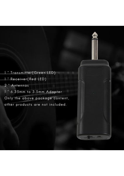 Elektrik Gitar Için Kablosuz Ses Verici Alıcı Sistemi (Yurt Dışından) fırsatları