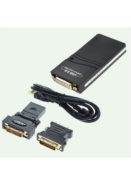 Windows Için Harici Grafik Video Bağdaştırıcısı USB 2.0 - Dvı/vga/hdmı (Yurt Dışından)
