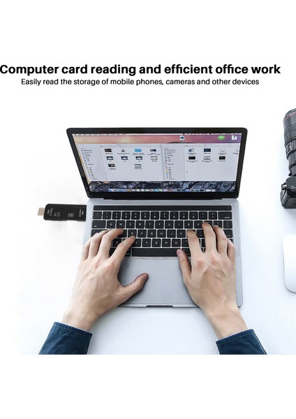 5'i 1 Arada Çok Işlevli Otg Kart Okuyucu Micro-Sd USB Okuyucu Tf Desteği (Yurt Dışından)