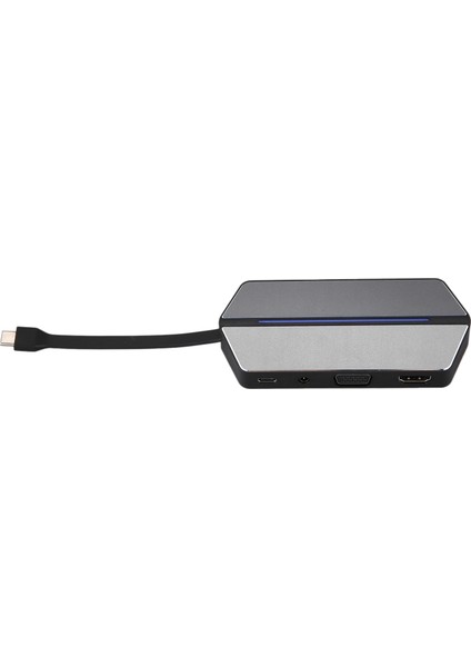 Type-C Dönüştürücü HDMI VGA Hepsi Bir Arada Kart Okuyucu Pd Şarj Genişletici (Yurt Dışından)