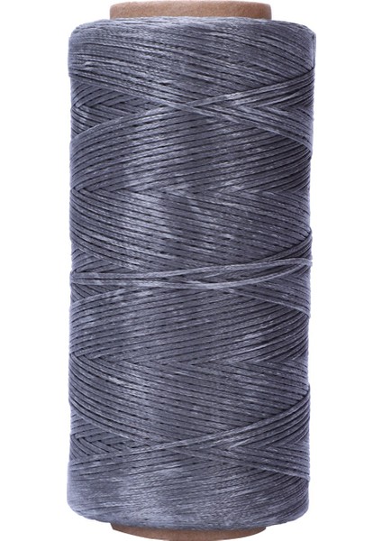 260M 150D 1mm Deri Mum Iplik El Iğnesi Kordon Gri (Yurt Dışından)