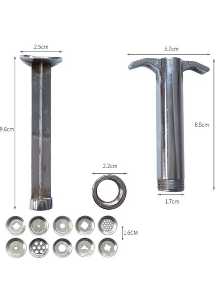 泥浆挤压器，铝合金泥枪，软陶制作工具 (Yurt Dışından)