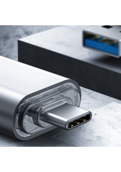 Usb3.0 Çift Kart Çift Okuma Otg Kart Okuyucu Yüksek Hızlı Kart Okuyucu (Yurt Dışından)
