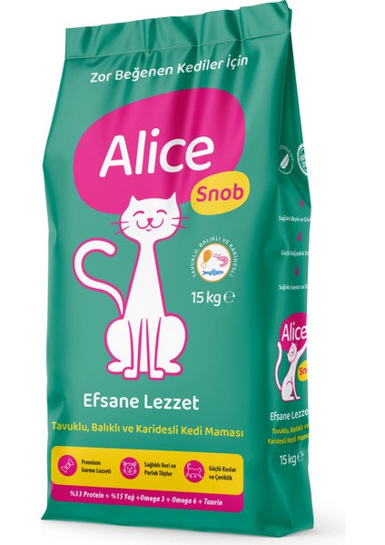 Snob Premium Kuru Kedi Maması 15Kg modelleri
