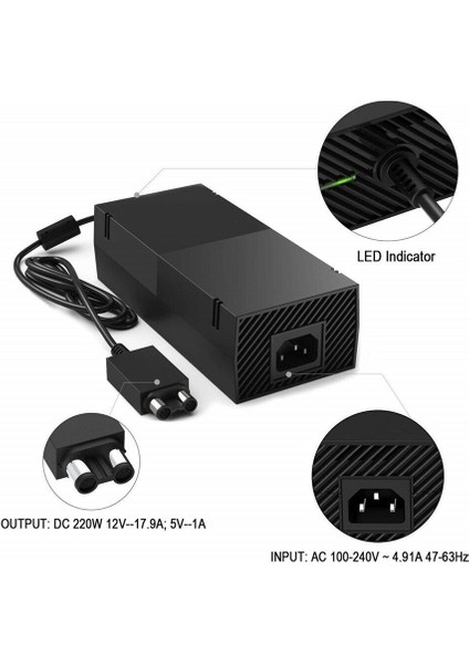 Ac 12V Adaptör Şarj Kablosu Xbox One Adaptörü Için - Ingiltere Fişi (Yurt Dışından) modelleri