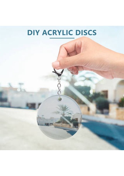 Sanat ve Kendin Yap Için 30 Adet Şeffaf Akrilik Daire (5,08 Cm) (Yurt Dışından) fiyatları