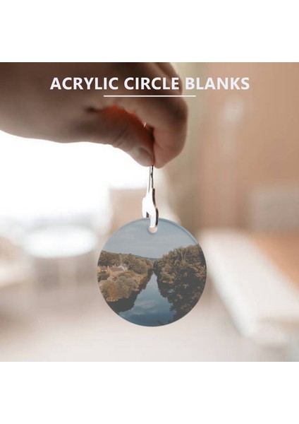 Sanat ve Kendin Yap Için 30 Adet Şeffaf Akrilik Daire (5,08 Cm) (Yurt Dışından) fırsatları