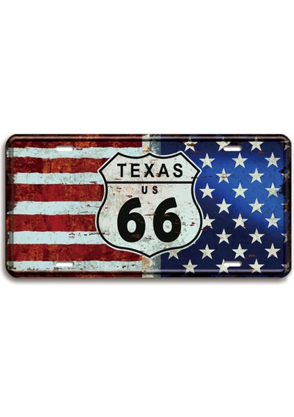 Adet Garaj Araba Retro Route 66 Plaka Metal Tabela Posterleri (Yurt Dışından) fiyatları