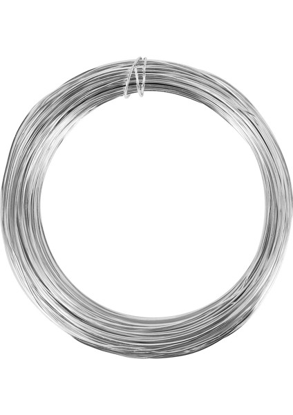 Rulo Gümüş Alüminyum El Sanatları Teli Mücevher El Sanatları Için, 2mm x 55M (Yurt Dışından)