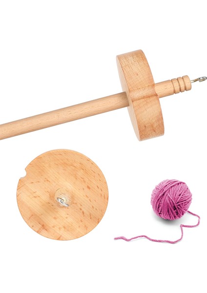 Tığ Işi Için Drop Spindle Top Whorl Iplik Eğirme Makinesi Spinningwheel (Yurt Dışından)