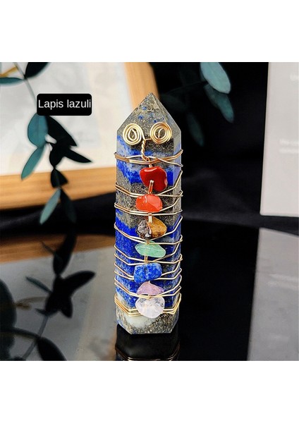 Kristal Renkli Çakıl Kristal Sütun Kristal El Sanatları Sarı,d (Yurt Dışından) fiyatları