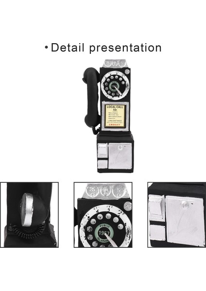 Ev Dekorasyonu Vintage Telefon Modeli Duvar Askısı El Sanatları Süslemeler (Yurt Dışından) indirimleri