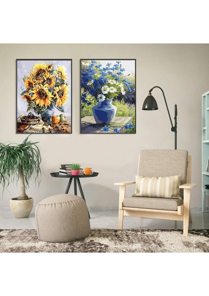 Yetişkinler Için 2 Paket Boya, Ev Dekorasyonu Için Kendin Yap Çiçek Sanatları, 16X20 Inç (Yurt Dışından) modelleri