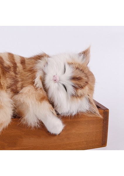 Yaratıcı Simülasyon Kedi Sevimli Terlik Yavru Kedi Bebek Oyuncakları Araba Dekor (Yurt Dışından) indirimleri