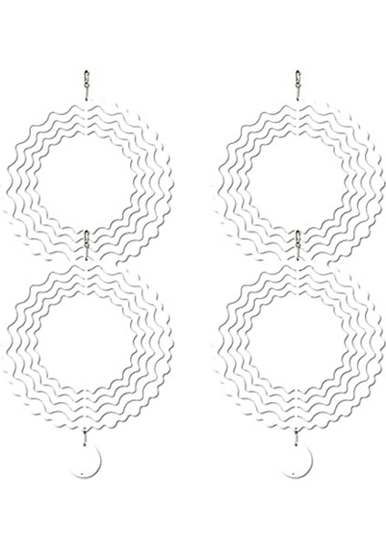 Paket 10 Inç Süblimasyon Rüzgar Döndürücü Boşlukları, 3D Metal Rüzgar Döndürücüler (Yurt Dışından)