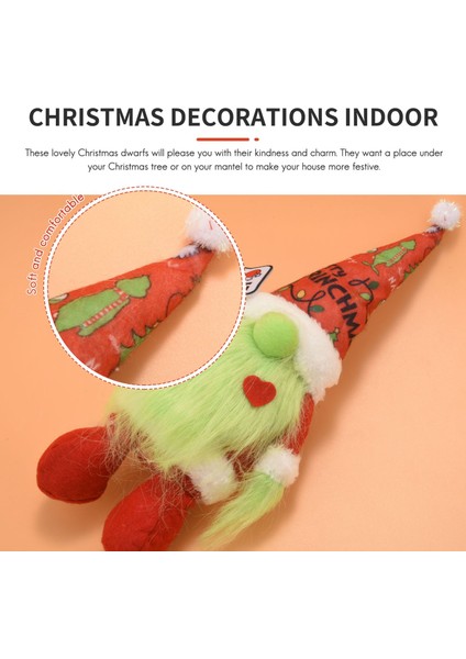 Noel Cücesi Mutlu Noeller Noel Baba Yüzsüz Bebek Isveç Tomte (Yurt Dışından)