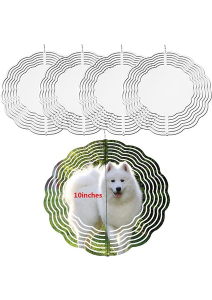 Rüzgar Döndürücü Boşlukları, 3D Alüminyum Rüzgar Döndürücüler Kinetik Heykel (Yurt Dışından)