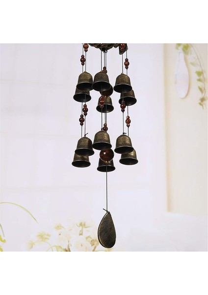 Adet Kuş Yuvası Rüzgar Çanları, 12 Parça Bronz Çanlı Rüzgar Çanı (Yurt Dışından)