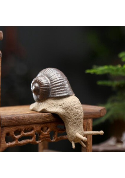 Küçük Salyangoz Süsleri Bonsai Mini Manzara Hayvan Heykeli Dekor-A (Yurt Dışından) indirimleri