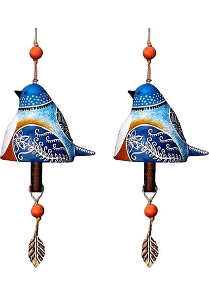 Mavi Kuş Kuş Şarkısı Çan Asılı, Reçine El Işi Rüzgar Çanı (Yurt Dışından)