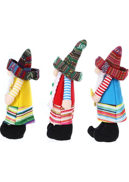 Fiesta Gnome Yüzsüz Bebek Meksika Taco Salısı Ev Yaz Dekoru (Yurt Dışından) fiyatları