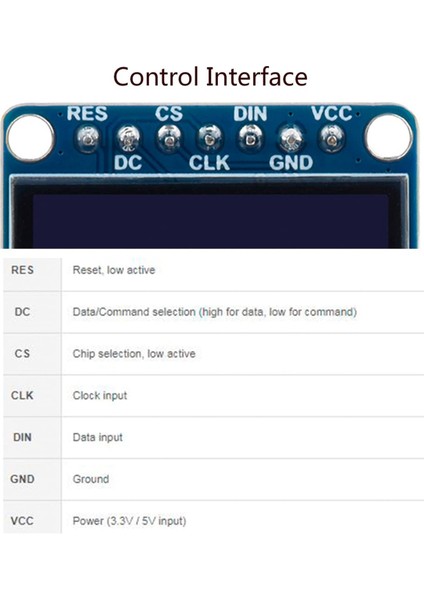 Arduino Raspberry Pi Için OLED Ekran Modülü SPI/I2C Iletişimi (Yurt Dışından) fiyatları
