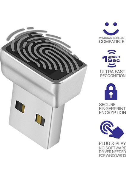 USB Parmak Izi Okuyucu Pc Dizüstü Bilgisayar Kilidi WINDOWS10 Hello Dizüstü Bilgisayar (Yurt Dışından) fiyatları
