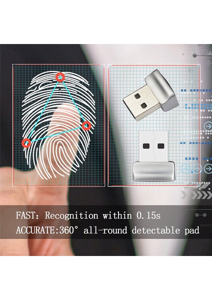 USB Parmak Izi Okuyucu Pc Dizüstü Bilgisayar Kilidi WINDOWS10 Hello Dizüstü Bilgisayar (Yurt Dışından) modelleri