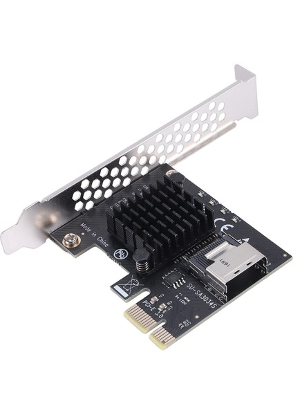 Chia Madenciliği Için Pcıe Riser Card Pcıe 1x - Sas SFF-8087 Sabit Sürücü (Yurt Dışından)