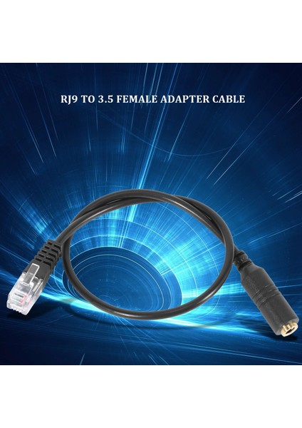 Adet Telefon Adaptörü Rj9 Ila 3.5 Dişi Adaptör Dönüştürücü Kablo (Yurt Dışından)