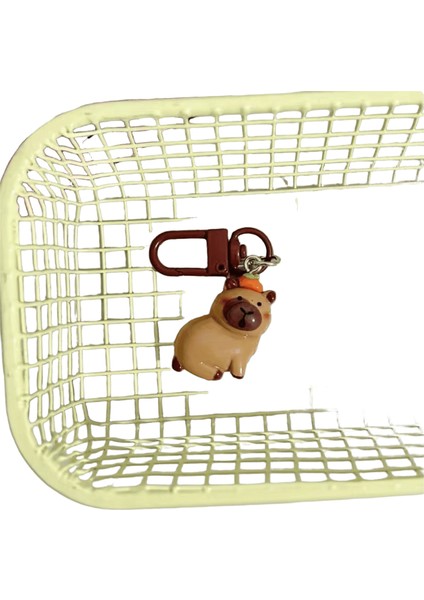 1/10 Adet Komik Karikatür Capya Anahtarlıklar Kadın Erkek Charms Reçine Parlak Flatback Hayvan Kolye Anahtarlık Takı Yapımı Bulgular Renk: Stil 03 (Yurt Dışından)