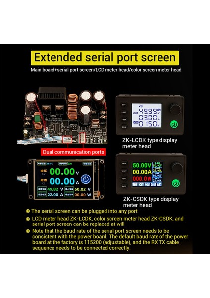 ZK-6522 Adım Aşağı Dc Güç Kaynağı Ayarlanabilir Sabit Akım Modülü (Yurt Dışından)